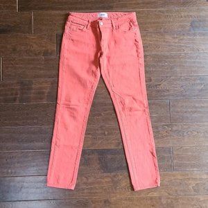 Paige Skinny Jeans - Size 26 - EUC - Coral - Great fall color!